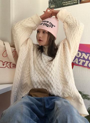 BLANKET CABLE OVER KNIT